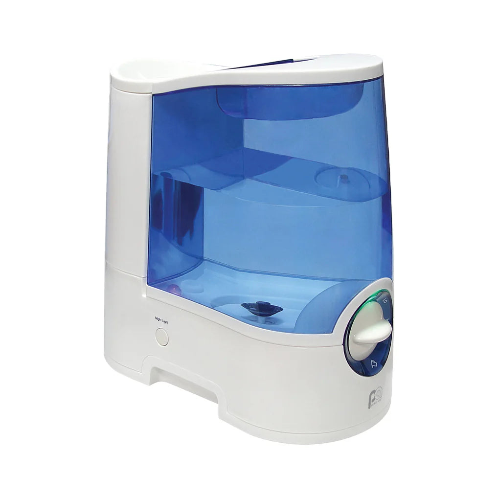 1 Gallon Table-Top Warm Mist Humidifier with Medicine Cup and Night Light