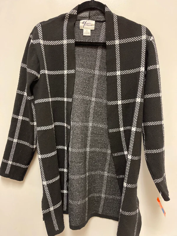 Cardigan By Andrea Jovine In Black & White, Size: M